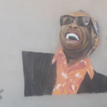 Dessin intitulée "L'allégresse" par Aïssétou Sako, Œuvre d'art originale, Pastel