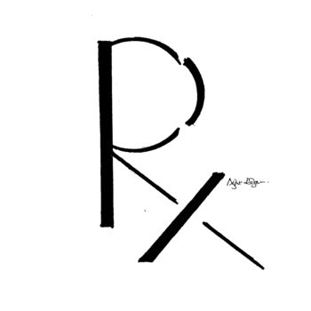 Drawing titled "“RX Medical Prescri…" by Ajax Edgar, Original Artwork