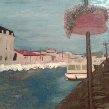Peinture intitulée "Porto de Marseillan" par Ajorge, Œuvre d'art originale