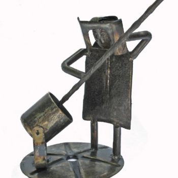 Escultura intitulada "sculp8.JPG" por Albert Jacqueline Visage, Obras de arte originais