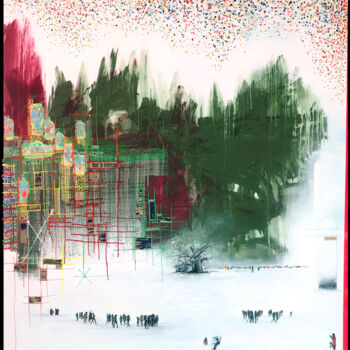 Pittura intitolato "Parallelism series,…" da Ak Douglas, Opera d'arte originale, Acrilico