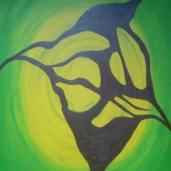 Painting titled "Eminescence" by Akaal, Original Artwork, Acrylic