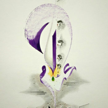 Peinture intitulée "ikram-fini.jpg" par Abderrahmane, Œuvre d'art originale