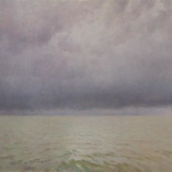 Painting titled ""Море"" by Maksim Titov, Original Artwork, Oil