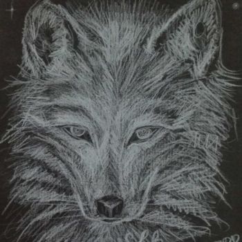 Disegno intitolato "petit-loup.jpg" da Akara Péala, Opera d'arte originale