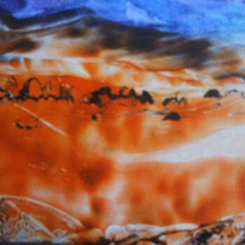 Peinture intitulée "Scorpiond du desert" par Akara Péala, Œuvre d'art originale