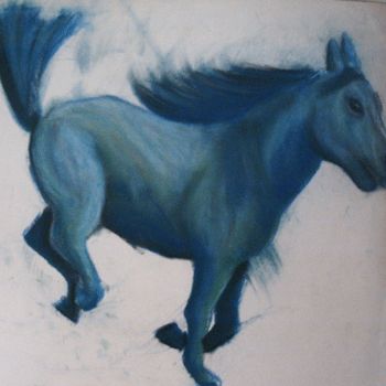 Drawing titled "Le cheval de Maloé" by Akara Péala, Original Artwork