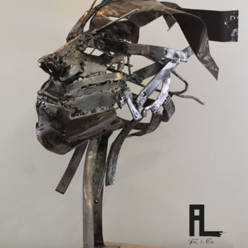 Rzeźba zatytułowany „Liberté” autorstwa Al Fer, Oryginalna praca, Metale
