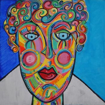 Painting titled "Mama" by Annie Laforge, Original Artwork