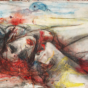 Pittura intitolato "Sogni di primavera" da Al Torella, Opera d'arte originale, Acquarello