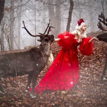 Fotografie mit dem Titel "Winter's tale | Par…" von Al Vi, Original-Kunstwerk, Digitale Fotografie Auf Keilrahmen aus Holz m…