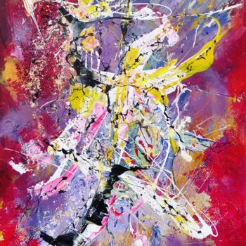 Painting titled "15-018-ni-touche-73…" by Alain Bal, Original Artwork, Acrylic