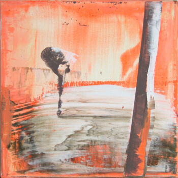 Картина под названием "08-307" - Alain Ballereau, Подлинное произведение искусства, Акрил Установлен на Деревянная рама для…
