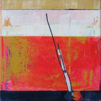 Картина под названием "07-271" - Alain Ballereau, Подлинное произведение искусства, Акрил Установлен на Деревянная рама для…