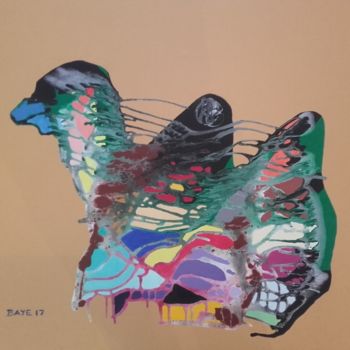 Картина под названием "Le chameau du Gobi" - Alain Baye, Подлинное произведение искусства