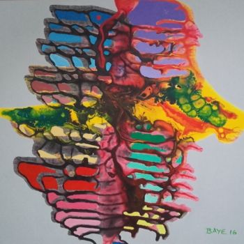 Painting titled "Bonzaï" by Alain Baye, Original Artwork