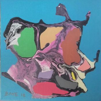 Painting titled "The dancer" by Alain Baye, Original Artwork, Acrylic
