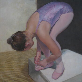 Schilderij getiteld "danseuse.jpg" door Alain Bazard, Origineel Kunstwerk, Olie