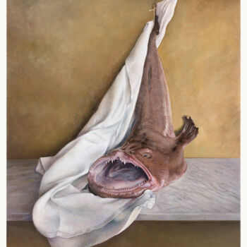 Картина под названием "Sous le signe du po…" - Alain Bazard, Подлинное произведение искусства, Масло