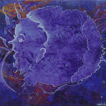 Painting titled "Cogito ergo sum" by Alain Bulle, Original Artwork, Oil
