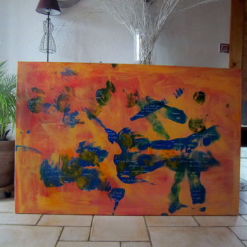 Painting titled "impressions" by Alain Bulle, Original Artwork, Acrylic