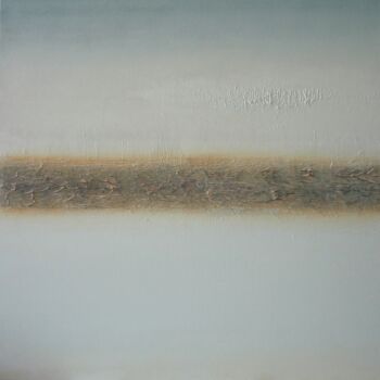 제목이 "Horizon peinture  2…"인 미술작품 Alain Chenard로, 원작, 아크릴 나무 들것 프레임에 장착됨