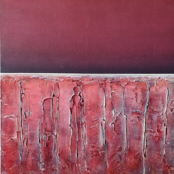제목이 "Horizon peinture 220"인 미술작품 Alain Chenard로, 원작, 아크릴 나무 들것 프레임에 장착됨