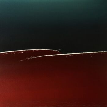 제목이 "Horizon - peinture…"인 미술작품 Alain Chenard로, 원작, 아크릴 나무 들것 프레임에 장착됨