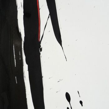 Pintura titulada "encre 10" por Alain Chenard, Obra de arte original, Tinta