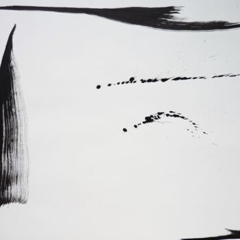 Painting titled "encre 13" by Alain Chenard, Original Artwork, Ink