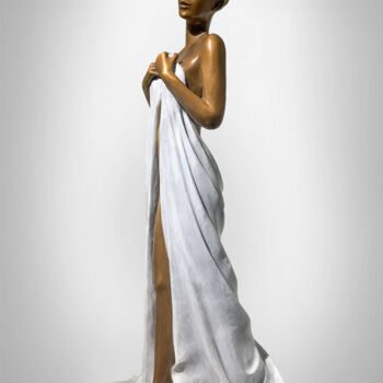 Sculpture titled "Lise" by Alain Choisnet, Original Artwork, Bronze