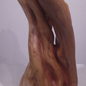 Sculpture intitulée "Danse" par Dal, Œuvre d'art originale, Bois