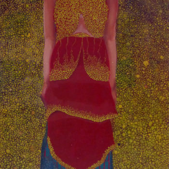 Painting titled "Défilé" by Alain Elshocht, Original Artwork, Oil