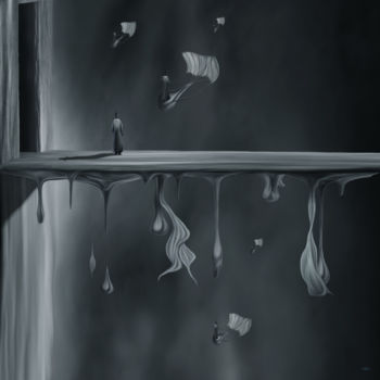 Digital Arts titled "Migration" by Aydji, Original Artwork, Digital Painting