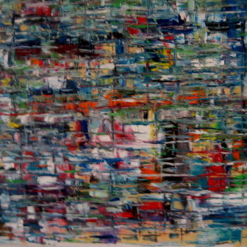 Pintura titulada "REFLETS" por Marius, Obra de arte original, Oleo