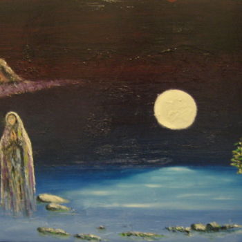 Painting titled "SINAI" by Marius, Original Artwork, Oil