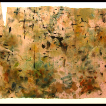 Картина под названием "Chiffons palette Sé…" - Alain Lamy, Подлинное произведение искусства