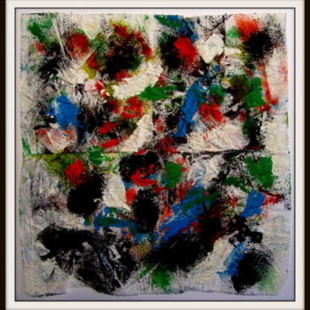 Painting titled "Chiffons palette Sé…" by Alain Lamy, Original Artwork, Oil