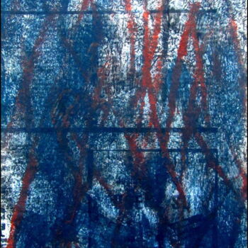 Impressões e gravuras intitulada "Monotype N°3" por Alain Lamy, Obras de arte originais, Monotipo