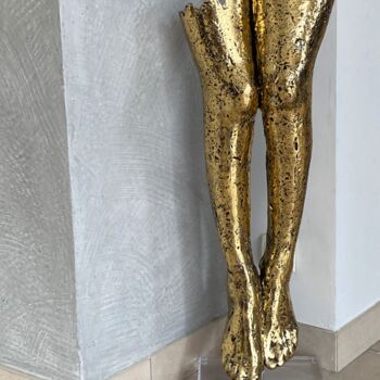 Скульптура под названием "Par amour pour toi" - Alain Mandon, Подлинное произведение искусства, Металлы