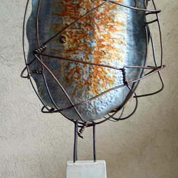 Sculpture titled "nodule étalon" by Alain Platet, Original Artwork