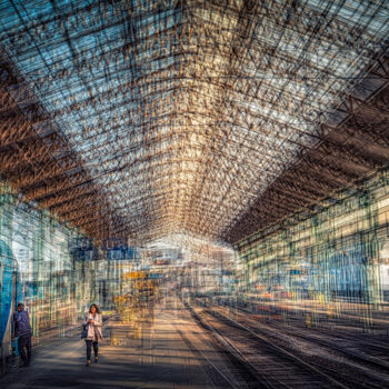 Photography titled "Gare de Lyon Perrac…" by Alain Rappeneau, Original Artwork, Digital Photography