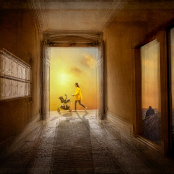 제목이 "Passage, Ici ou ail…"인 사진 Alain Rappeneau로, 원작, 디지털