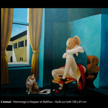 Malarstwo zatytułowany „L'ennui” autorstwa Alain Rolland, Oryginalna praca