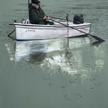 Peinture intitulée "JOUR DE PLUIE" par Alain Rouschmeyer, Œuvre d'art originale, Acrylique