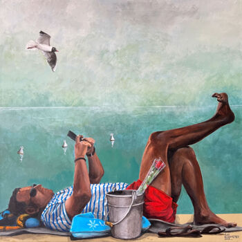 Pintura titulada "DESORDRE : L'IMPORT…" por Alain Rouschmeyer, Obra de arte original, Acrílico Montado en Bastidor de camill…