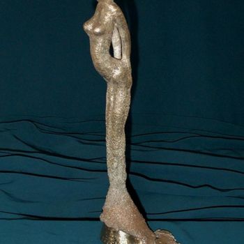 Sculpture intitulée ""Filiforme3, Africa…" par Alain Scherantz, Œuvre d'art originale, Métaux