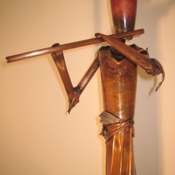 Sculpture intitulée "Flûte traversière…" par Alain Sicouly (sic), Œuvre d'art originale