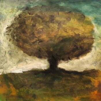 Картина под названием ""Fin de l'été"" - Alain Tardieu, Подлинное произведение искусства, Акрил Установлен на Деревянная рам…