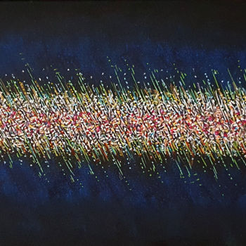 Malerei mit dem Titel "Cryogène 5" von Alain V, Original-Kunstwerk, Acryl